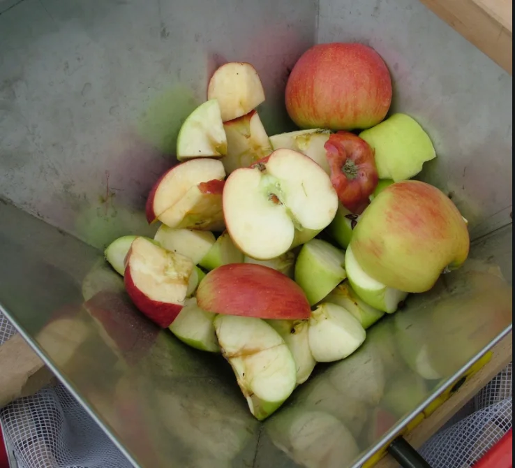 7L Manual Classic Apple Fruit Crusher for wine making fruit orchard