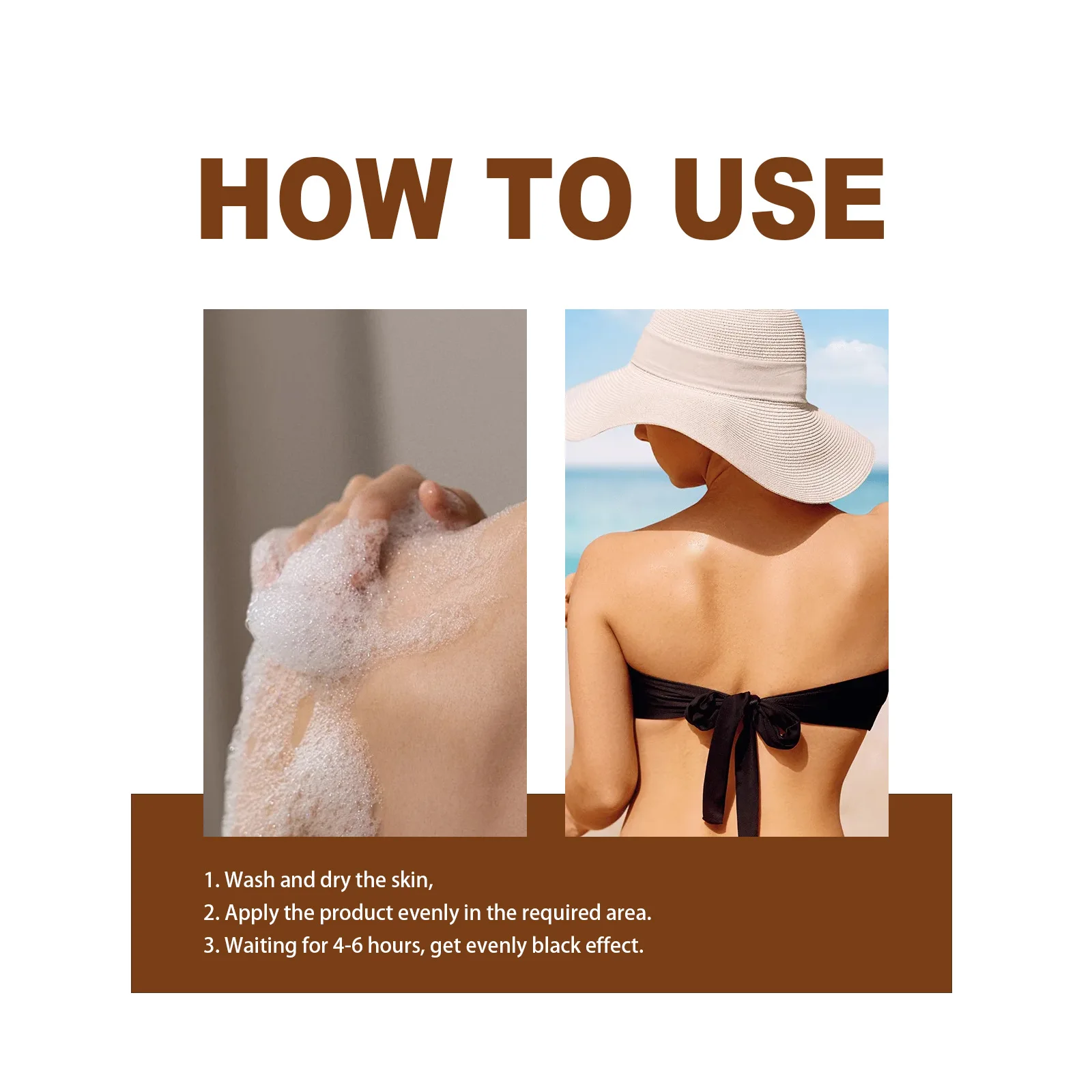 Shine Brown Tanning Lotion Summer Gel repairing Sunburn of Copper Skin Shine Brown Tanning Cream