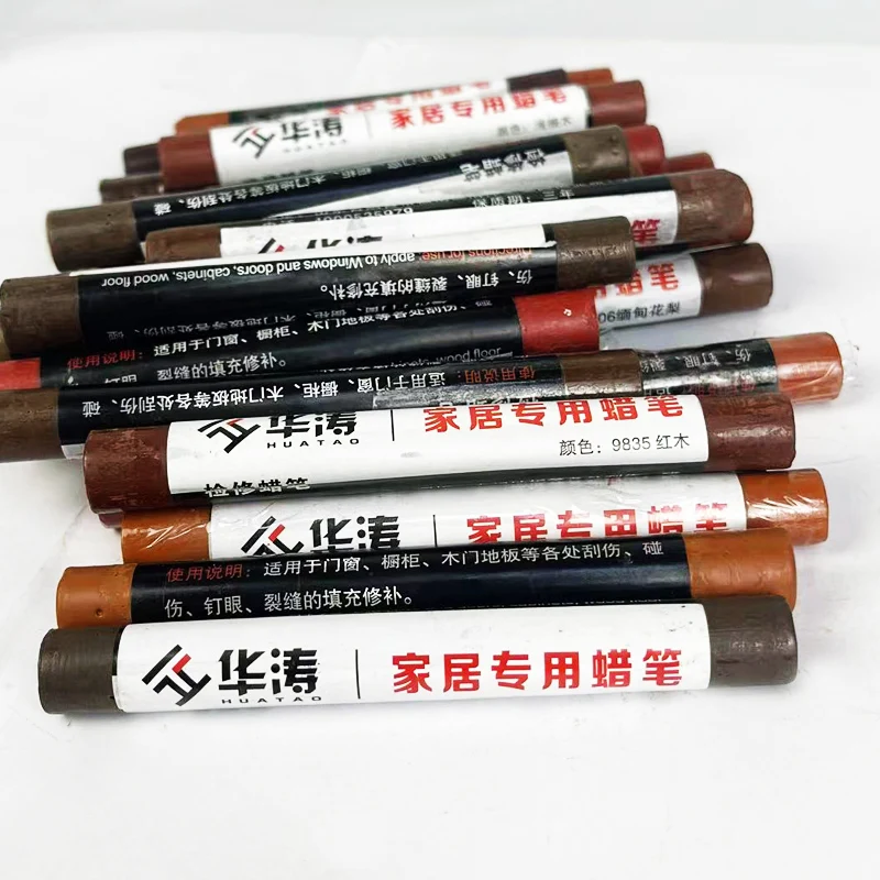 Scratch repair crayons for chairs, wood floors, doors, wardrobes, etc.