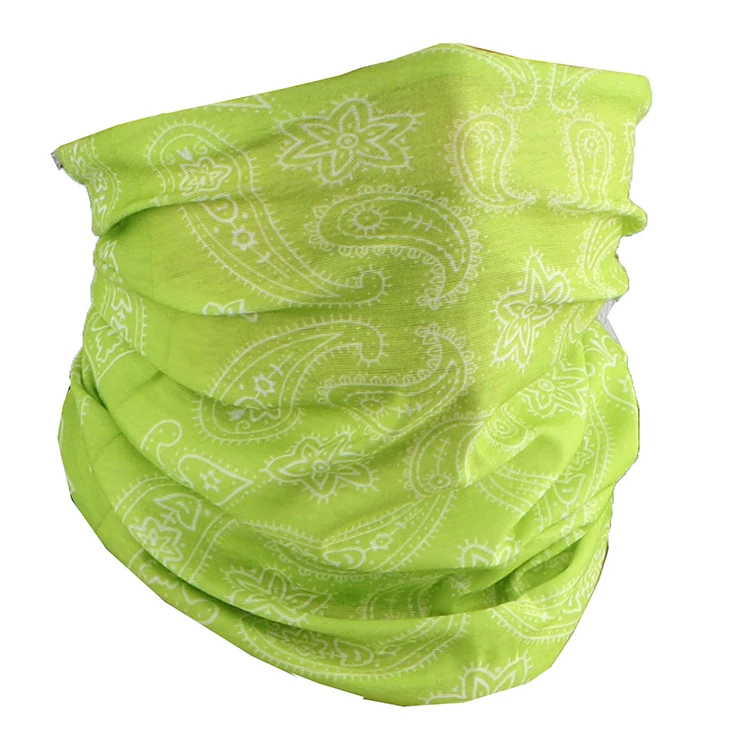 Tube Bandana Face Mask Scarf Paisley Print Head Neck Gaiter Motorcycle Bike Hiking Top Quality New Design Motorbike Face