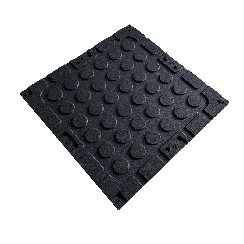 Rubber Floor Tiles High Quality Anti-slip Flooring Gym Roll Balcony Covering Black Garage Rubber Floor Tiles Suitable for Gym