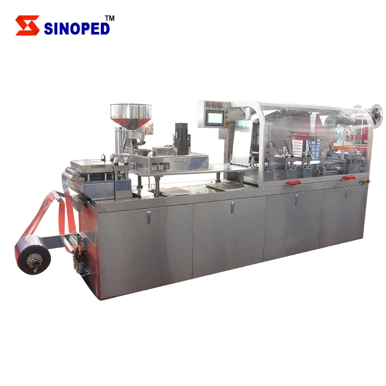 Fully automatic blister filling and sealing machine packing packaging for butter honey jam liquid perfume