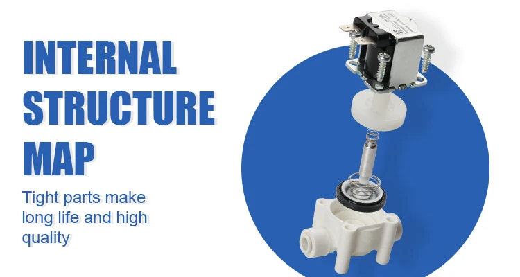 MEISHUO FPD360K food grade plastic 12 volt normally closed mini  1/4 miniature one way solenoid valve