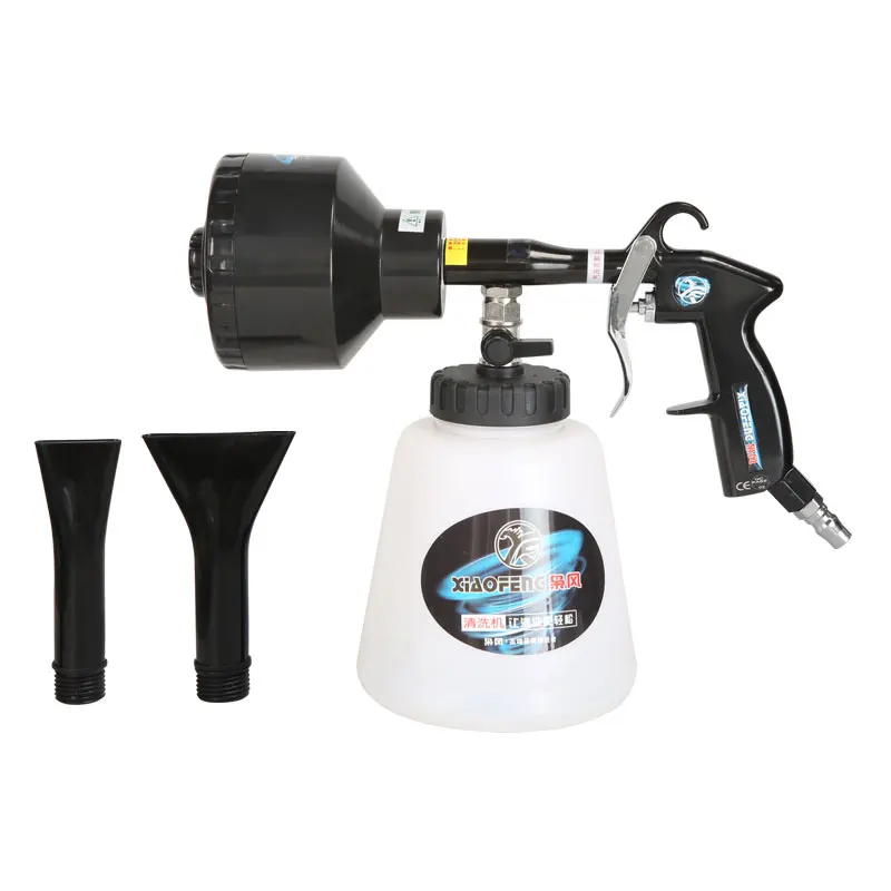 Съемная пенная головка для мойки давления пена пистолет черный корпус пушка с белым горшком
