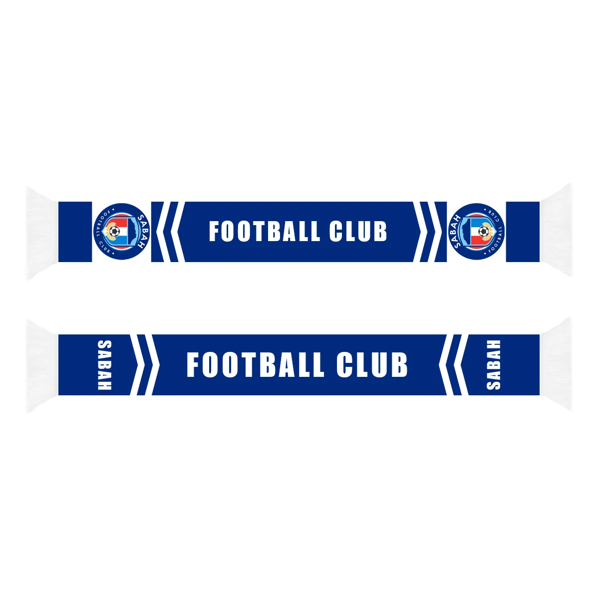 High quality cheap custom printed polyester sports football fan scarf custom scarf