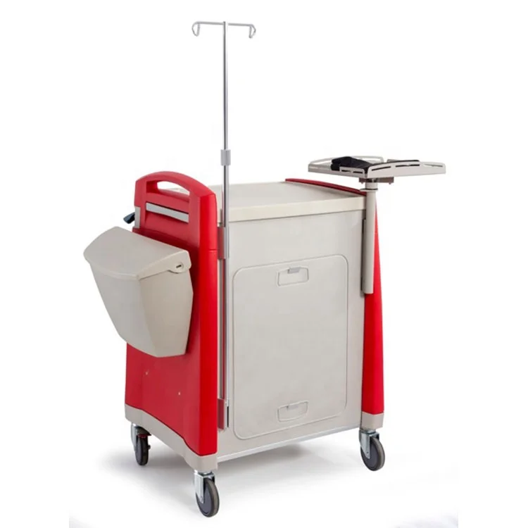 
BETTER High Quality Hospital Medical Cart medical cart trolley Plastic Emergency medical trolley cart 