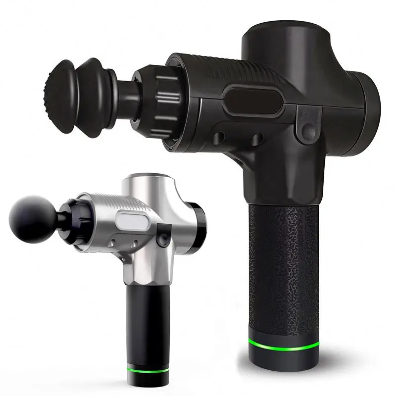 Электрический прозрачный мини черный Новый Вибрационный Массажный пистолет для мышц