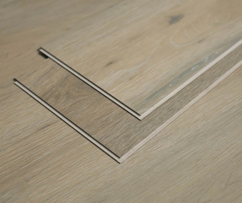 Водонепроницаемые прочные ПВХ виниловые напольные покрытия 4 мм Interlock Click LVT SPC