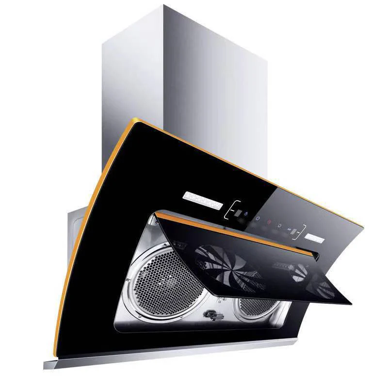 oem customized extractor range hood cooker hood for kitchen island high quality low price smart cooker range hoods