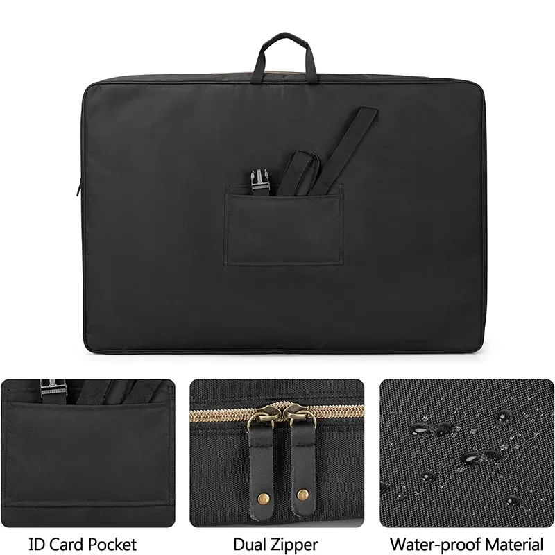 High Quality Artist Portfolio Bag Poster Board Storage with Shoulder Strap Artwork Carrying Tote Bag