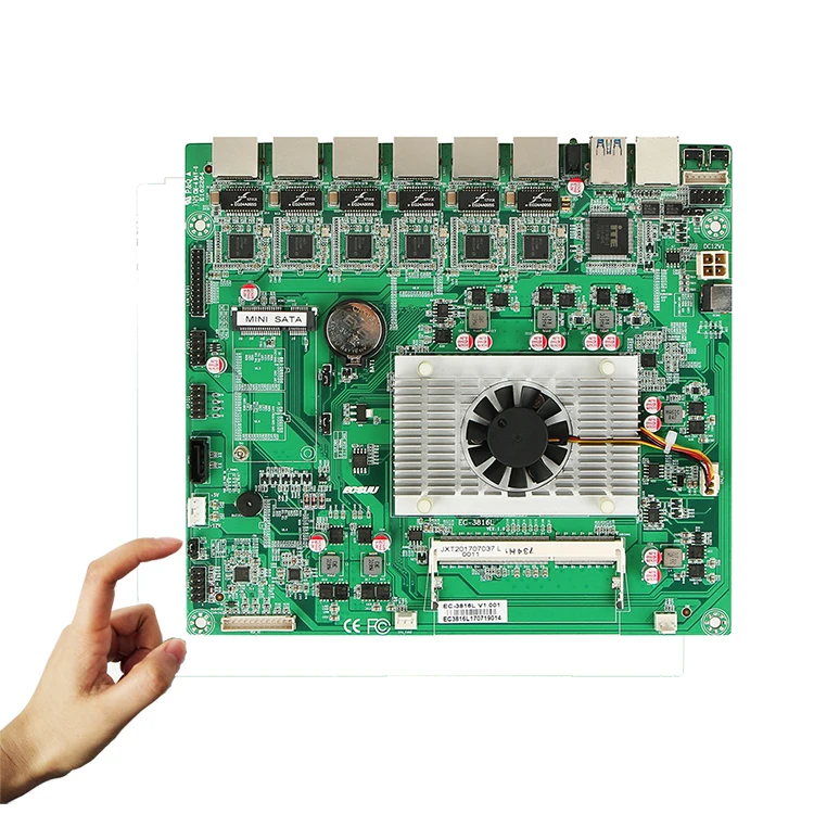 Pfsense брандмауэр Intel 3865u i3 i5 маршрутизаторы 6 ethernet порты SDN Встроенный промышленный мини itx материнская плата ПК