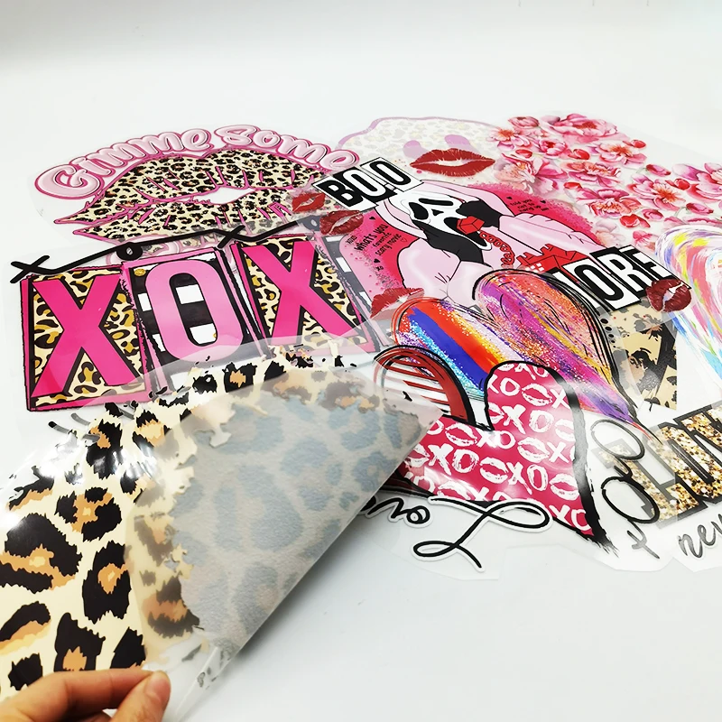 Высококачественная полноцветная пластиковая печать офсетная DTC термопередача gnome День Святого Валентина трафаретная для