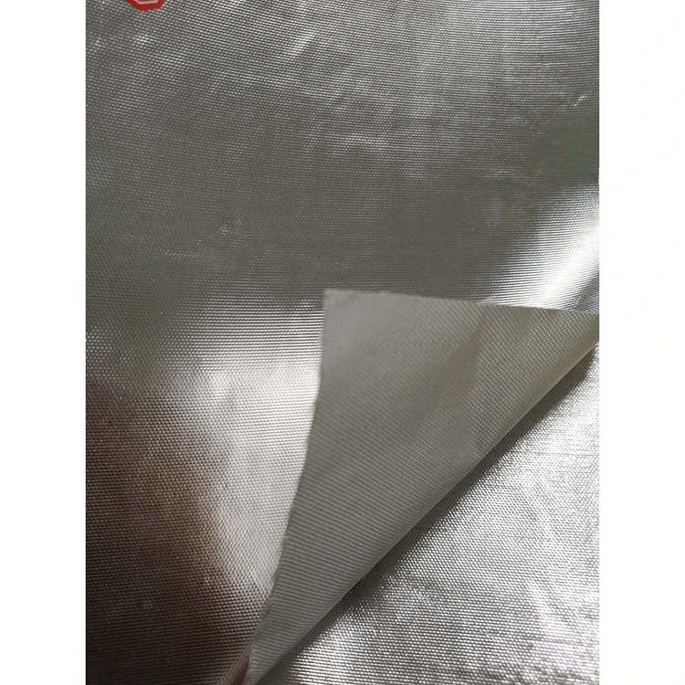 Factory Price Wholesale Fireproof Thermal Material Aluminium Coated Glass Fiber Insulation Cloth