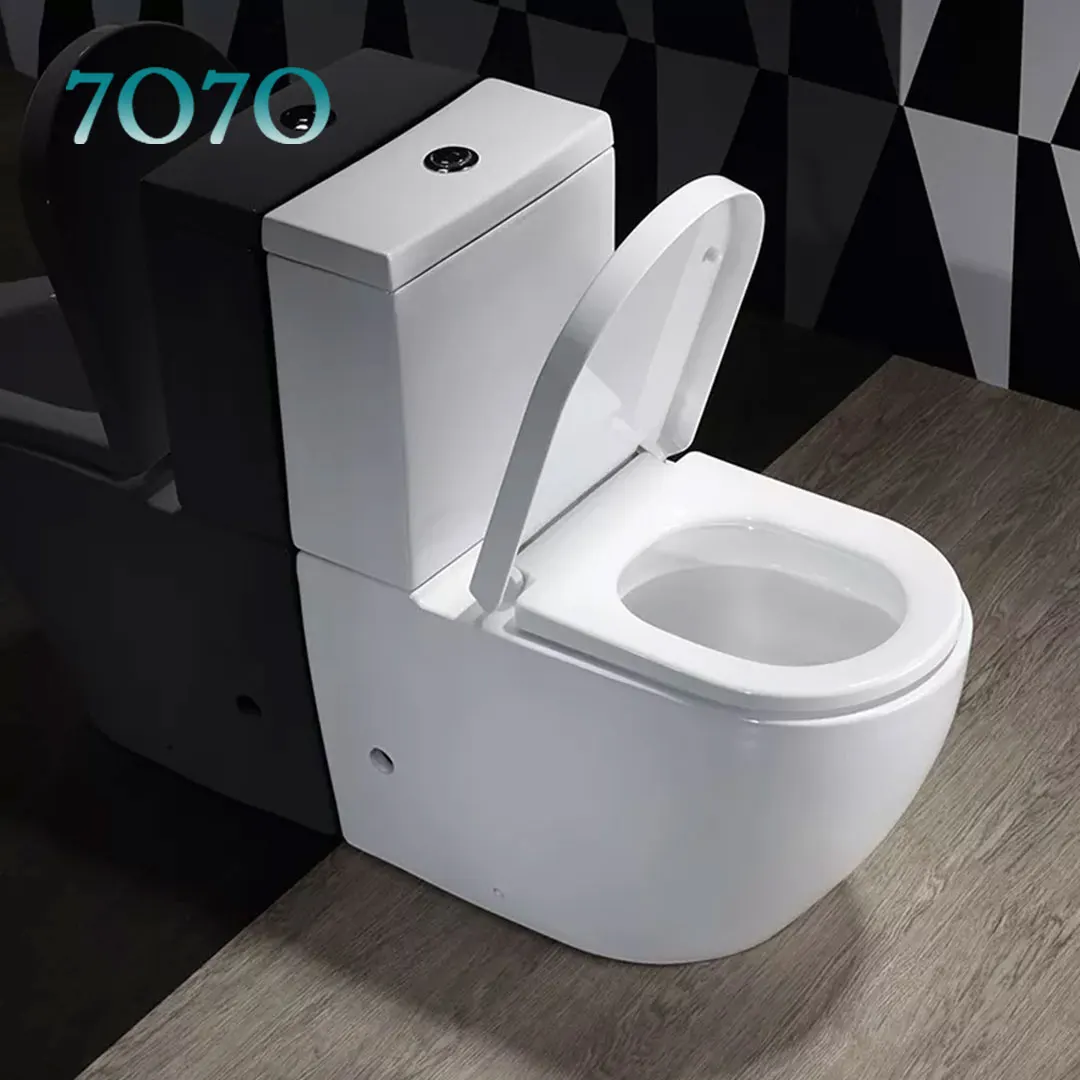 Ceramic Toilet Manufacturers Floor Mounted Wc Toilet Set Sanitary Ware Bathroom Two Piece Toilet