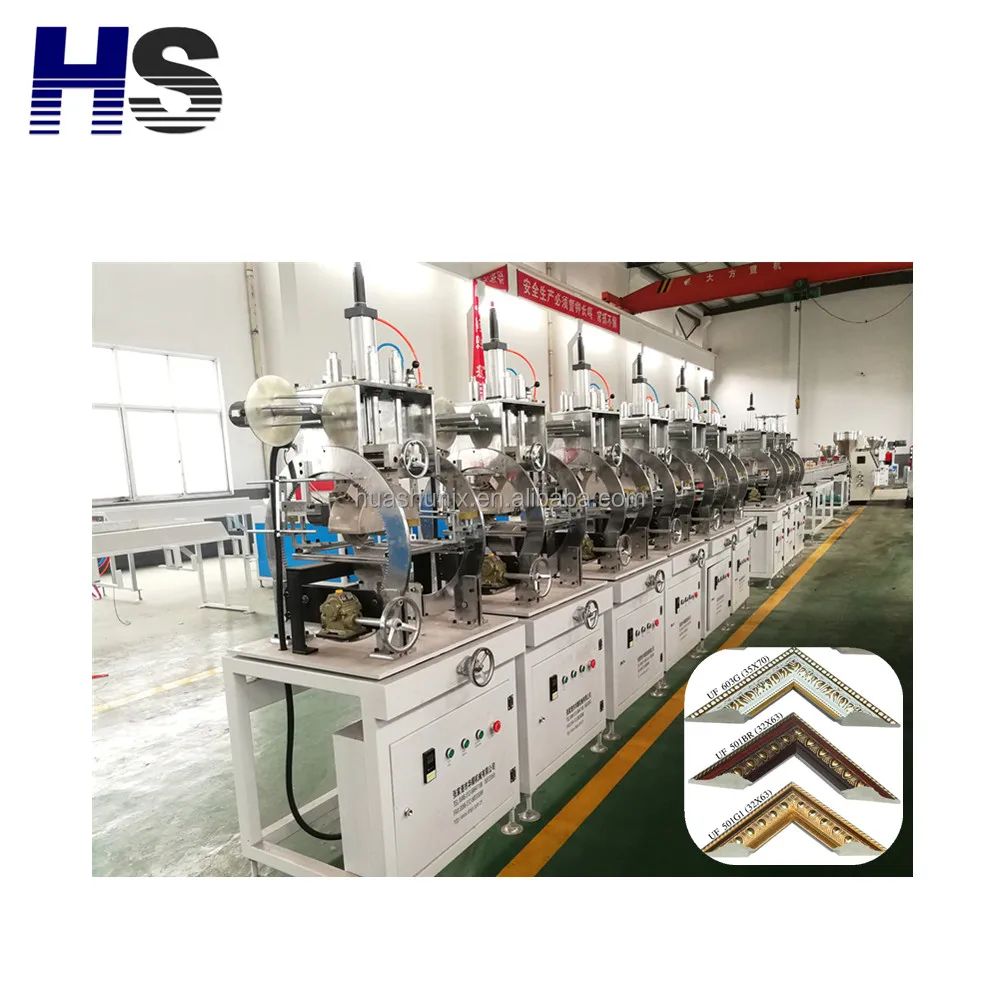 Production line to produce ps picture frame