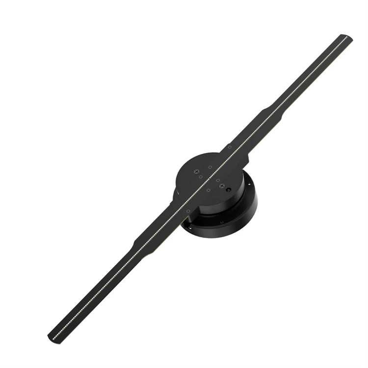 Night Indoor Cool 42cm Splicing 16.5-inch 244LED Advertising Player Holographic Suspension Stereo Imaging Fan Screen
