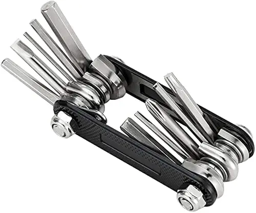 Bike Tire Tyre Repairing Kit Motor Bike Service Tools 11 In 1 Bike Repair Tool With Tire Pry Bars Rods