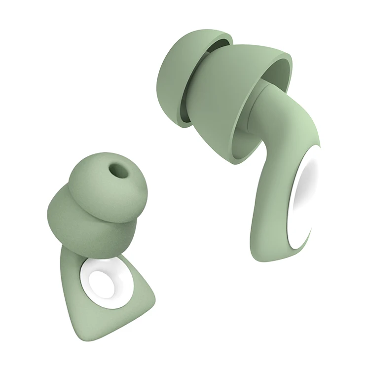 Noise reduction sleep earplugs Silicone ear plugs Sound insulation sleep earplugs Reusable noise reduction earplugs