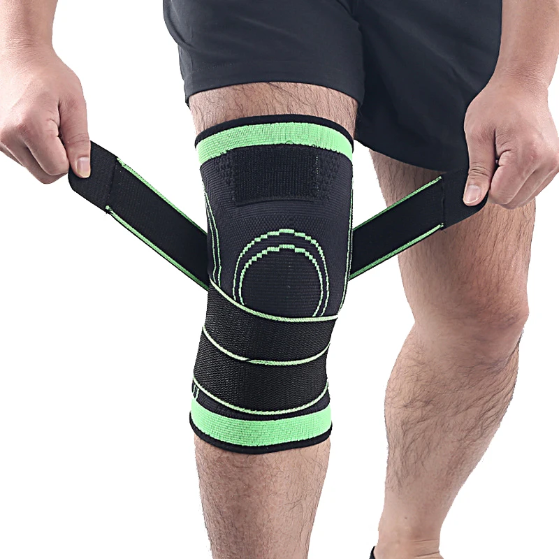 Custom adult breathable powerlifting knee wraps brace knee support belt knee bandage