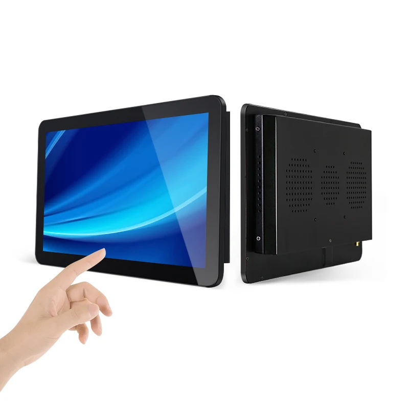 hot sell 15.6 inch touch screen Android/WIN10 industrial embedded wall mount touch screen panel PC