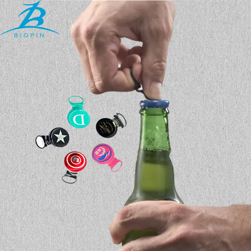Low Lid Glass Bottles Aluminum Pull Ring Caps Aluminium Ring Pull Cap 26mm For Beer Milk Juice Bottle