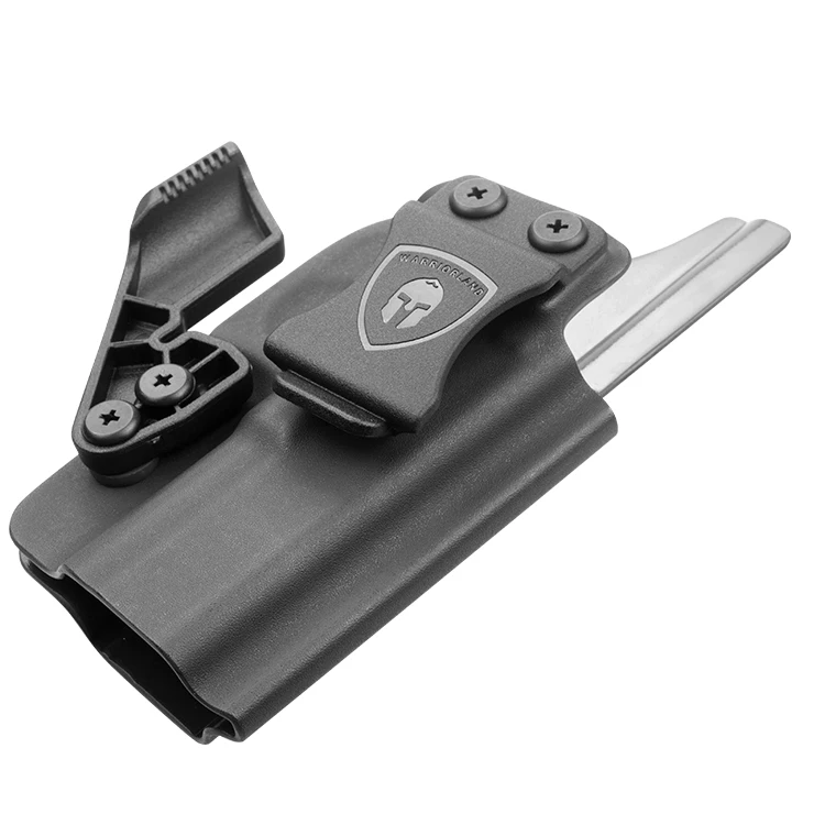 WARRIORLAND IWB Kydex Holster Inside Waistband Concealed Carry Holder Right Handed Fits 1.5 Inch Belt Clip With Fixed Claw