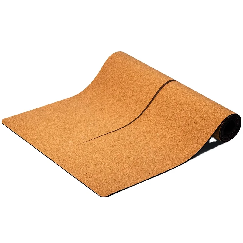 China Manufacturer wholesale  Custom Logo Cork TPE Yoga Mat eco-friendly cork yoga mat
