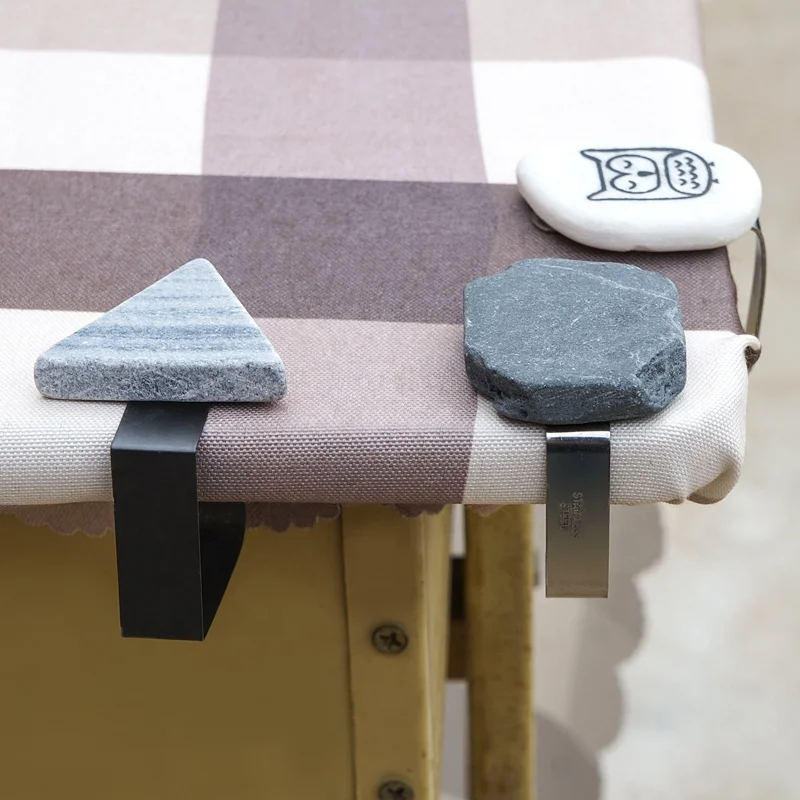 Пользовательские формы мрамора украшения Скатерть Клип кулон скатерть клип кулон