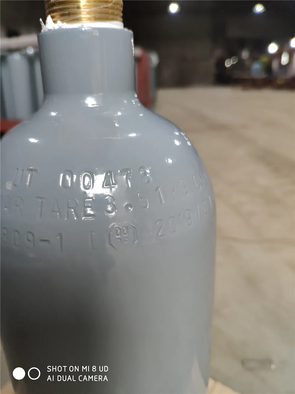 steel tank 2l 4l 5l 10l 40l 50l CO2 cylinder / oxygen cylinder with TPED DOT CE TUV certificates