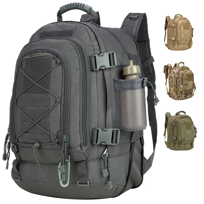 ODM & OEM Larger capacity Waterproof Tactical Trekking Fishing Hunting Bag Military 60l