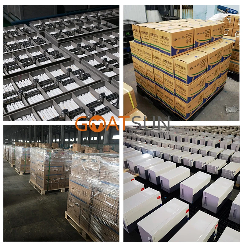 GOATSUN lead acid batteries 12 volt 100ah 150ah 200ah 250ah battery solar rechargeable battery