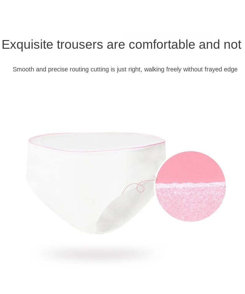 Сетчатое одноразовое женское нижнее белье, нетканое Нижнее Белье для беременных