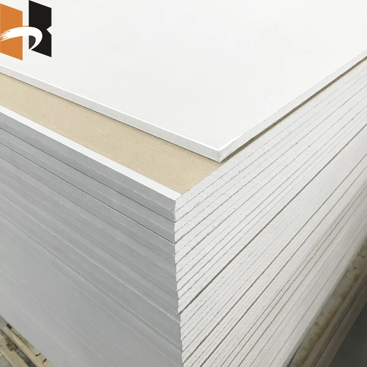 Smooth Waterproof Drywall Decorative Gypsum Board For Ceiling And Wall