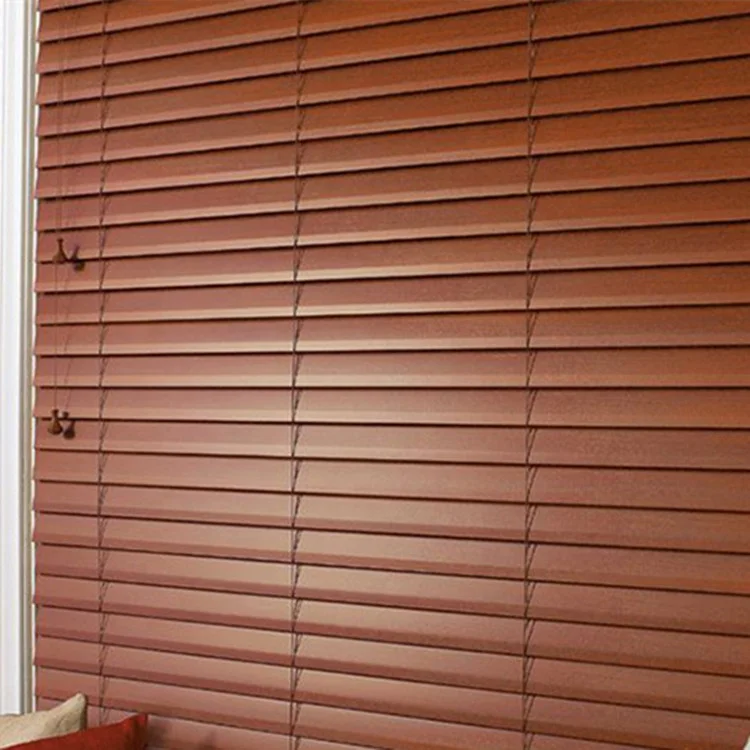 Chinese manufacturer 50mm basswood wood shutter slats wooden venetian blinds mechanism in blinds,shades&shutter