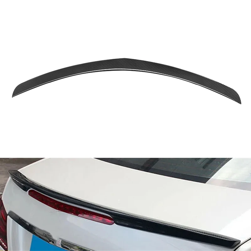 Dry Carbon Fiber High kick Rear Trunk Spoiler Fits For Mercedes Benz E Class 2 Door W207 2010+2016 AMG Style W207 spoiler