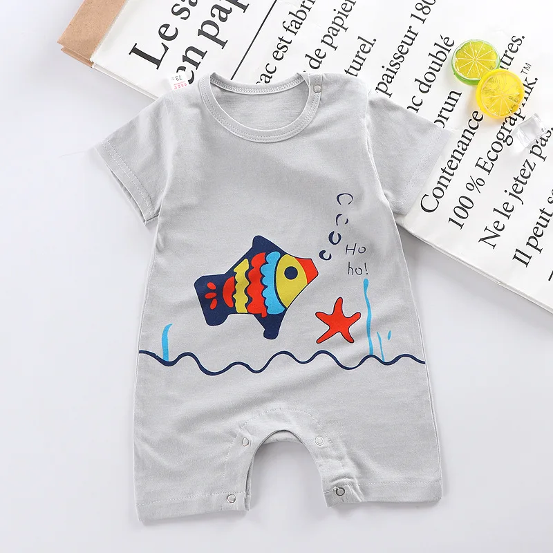 
2021 mew Factory custom color onesie baby clothes baby rompers 100% cotton custom baby romper print 