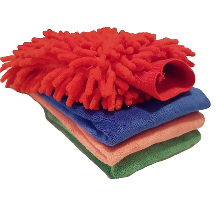 Factory Direct Absorbent Fish Scale Microfiber Cleaning Cloth Kitchen Dish Towel