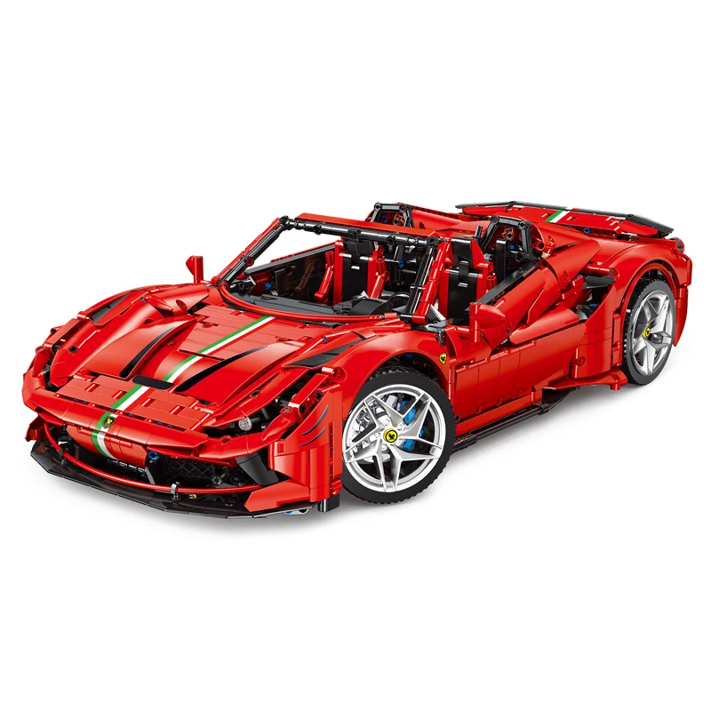 JDM F8 High-Tech Series Super Car JD018 Building Blocks Model Remote Control MOC Block toy Racing Car Brick Gift for Adults kids