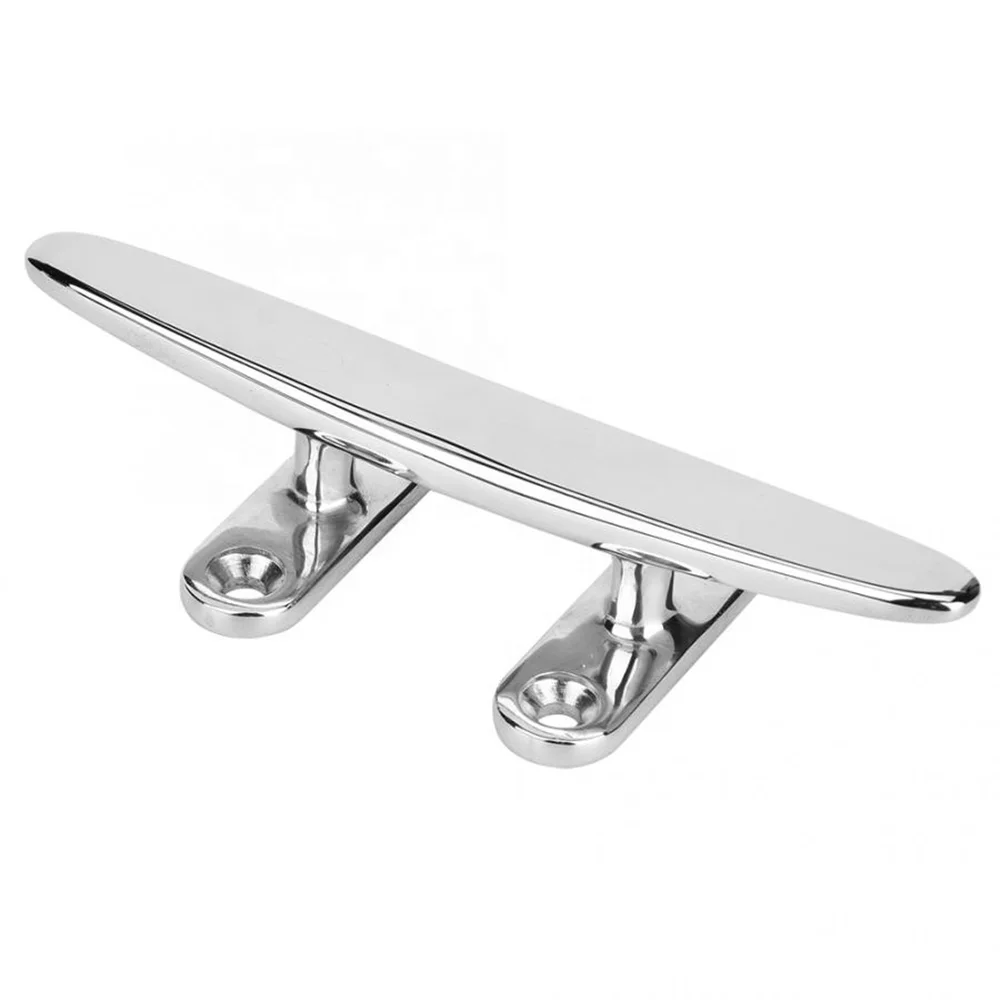 Anshun Boat Accessories SS316 Mirror Polished Silhouette Marine Cleat Wholesale