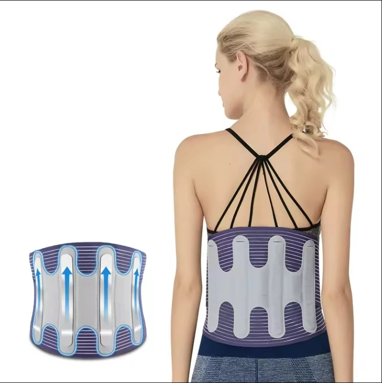 High Quality Medical Support Strip Protection Belt Breathable Brace Back Pad Adjustable Lumbar Waist Support