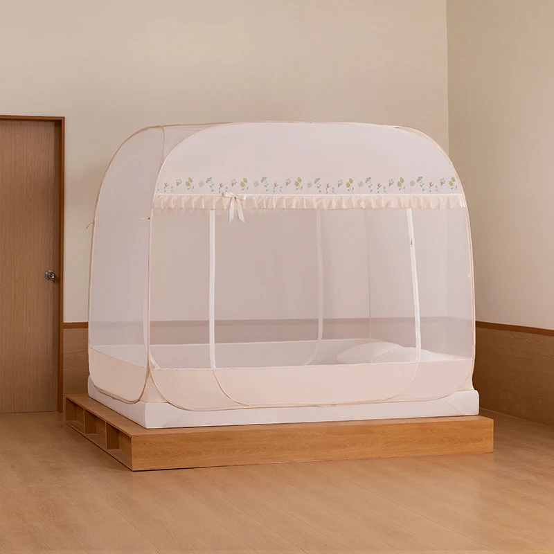 Medoga Large Princess Girls Camping Tent Balcony Popup Portable Foldable Bed Canopy Mosquito Net For Bed