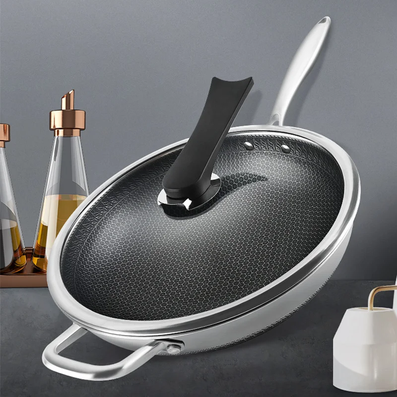 Latest Style Trending Advanced Kitchenware Pot Non Stick Cookware Wok