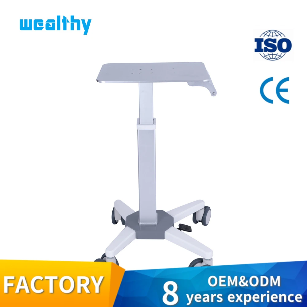 MA-hospital furniture supplier mobile oxygen cylinder emergency laptop medical cart trolley for ventilation machine