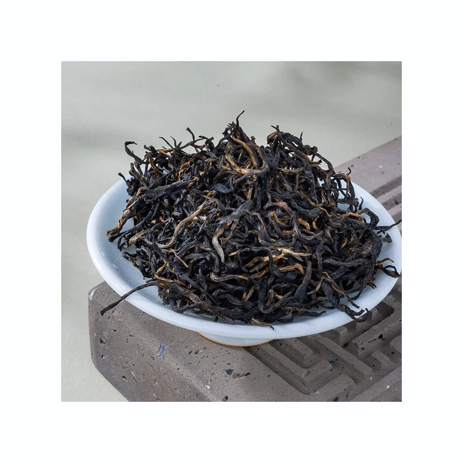 High Quality Traditional Golden Monkey Chinese Jingmaohou Organic Black Tea Wholesale Hand Made Drink Yellow Loose Tea Green Tea