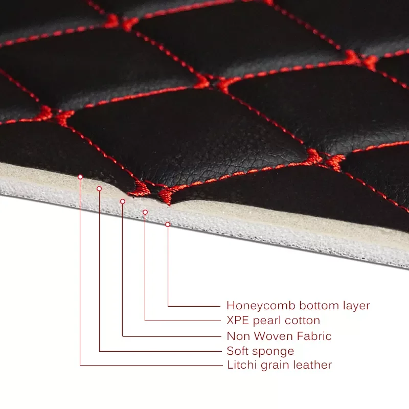 Chery Tiggo 8 3D Customizable Luxury Anti-slip Waterproof Leather Car Floor Mats Universal Fit