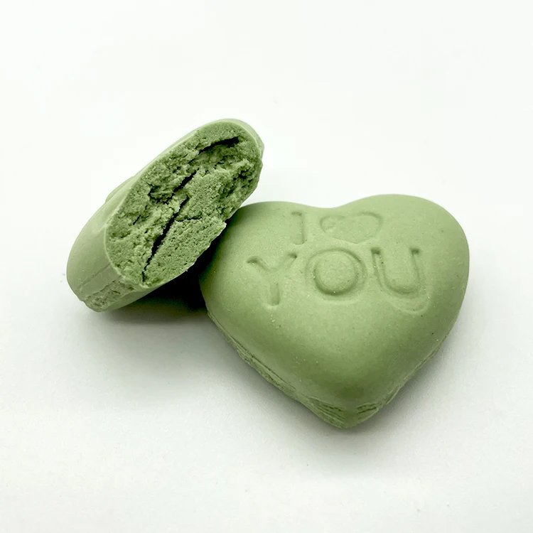 dog biscuit manufacture customizable dog food crunchy and delicious love shape biscuit dental treats snacks for training