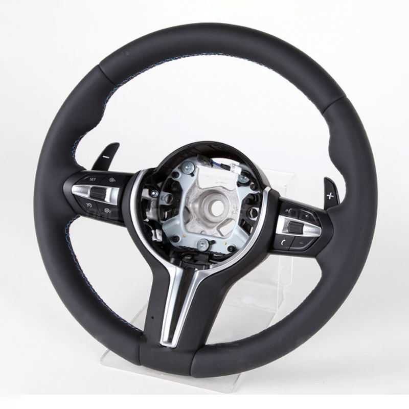 Suitable For BMW 1-7 Series X1-6 M3-6 E Seat To F Seat Thong Full Leather Steering Wheel