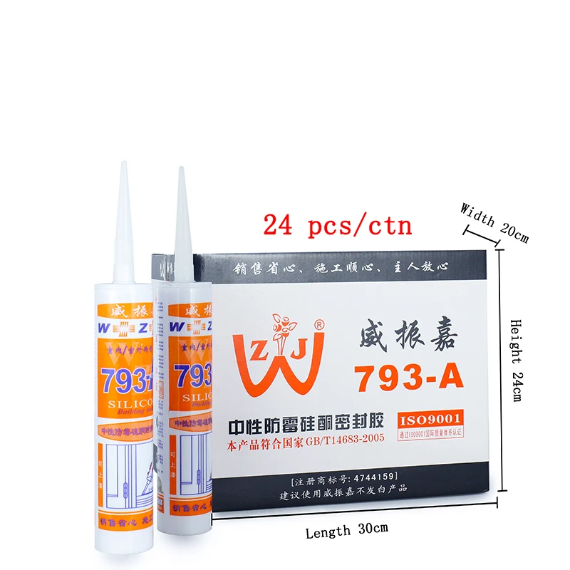 Wholesale waterproof clear auto glass neutral structural silicone sealant adhesives production