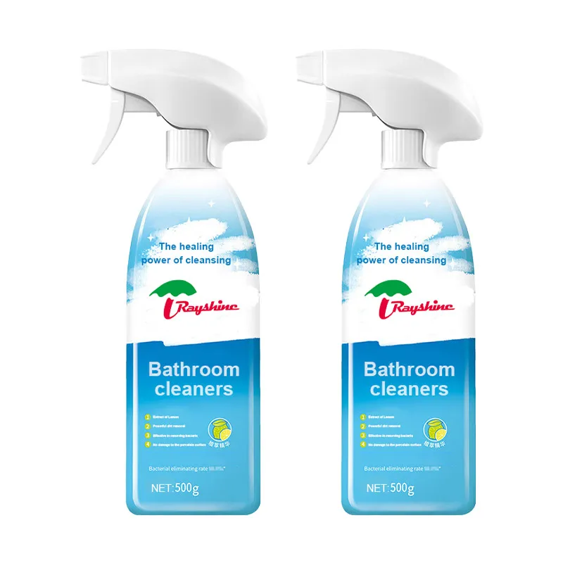 Rayshine hot sale Water Scale Remover Bathroom Wall Floor Cleaning Detergent  Ceramic Tile Cleaning Liquid 500G