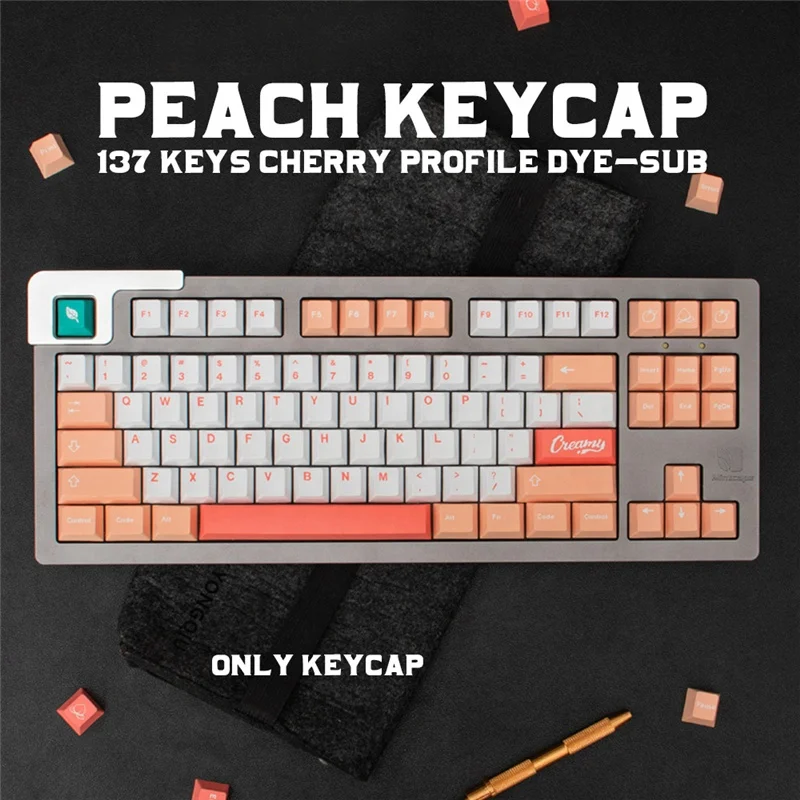 Колпачки для клавиш Cherry Profile с сублимационной печатью 137 MX Switch механическая клавиатура 7U Space bar